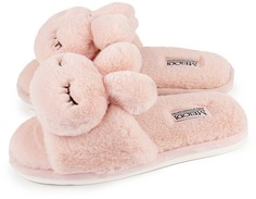 Домашние тапочки женские Smile of Milady 352-386 розовые 36-37 RU