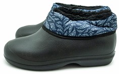 Резиновые ботинки женские Smile of Milady 088-010 черные 37 RU
