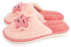 Домашние тапочки женские Smile of Milady 352-334 розовые 36-37 RU