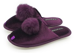 Домашние тапочки женские Smile of Milady 148-155 бордовые 36-37 RU