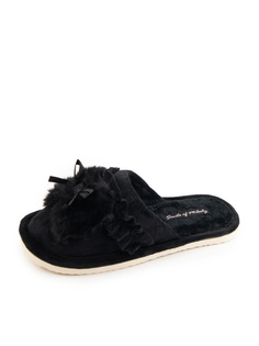 Домашние тапочки женские Smile of Milady 352-155 черные 38-39 RU