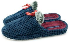 Домашние тапочки женские Smile of Milady SM-210-056 синие 36 RU