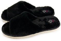 Домашние тапочки женские Smile of Milady А-82-434 черные 36-37 RU