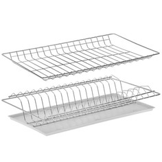 Комплект посудосушителей для шкафа, с поддоном, цинк, 46,5 x 25,6 x 9 см Вселенная порядка