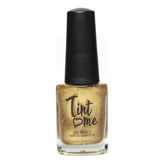 Лак для ногтей Tint me 33 Christmas Gold золотой 6 мл
