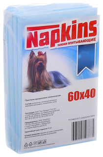 Пеленки для кошек и собак одноразовое 40 x 60 см 9 шт No Brand