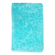 Полотенце Cleanelly Тубероза 70 x 130 см махровое бирюзовый