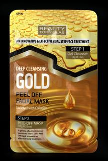 Маска для лица Beauty Formulas Deep Cleansing Gold очищающая 13 г