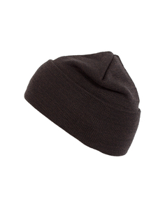 Шапка бини унисекс DAIROS GD71700466 темно-серая