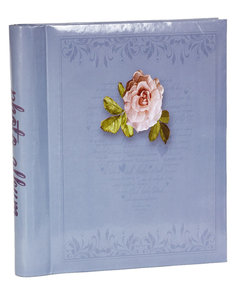 Фотоальбом «Розы, серо-голубой» на 60 магнитных страниц, 23х28 см Veld Co