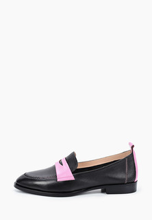 Лоферы женские Marco Bonne` YD902-1PEL черные 38 RU