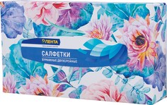 Салфетки бумажные Лента коробка 100 шт. Lenta