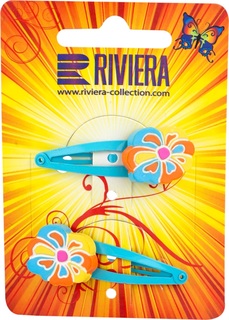 Заколки для волос Riviera детские металлические пластмассовые 2 шт.