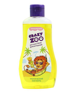 Пена для ванны Crazy Zoo детская с ароматом тропических фруктов 280 мл