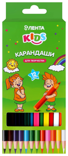 Карандаши цветные Лента 12 цветов Lenta