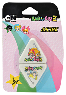 Набор ластиков Action! белых с печатью 2 шт.