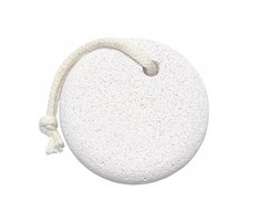 Пемза педикюрная Kaizer натуральная круглая с веревкой Kaiser