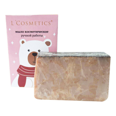 Туалетное мыло твердое LCosmetics Белый мишка косметическое для рук 100 г