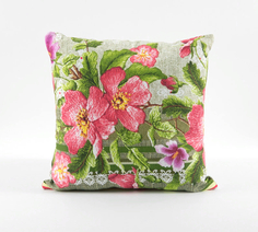 Подушка декоративная "Бонжур 1" 40х40 из рогожки Текс Дизайн