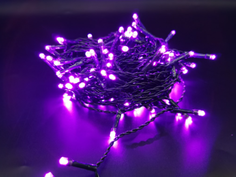 Световая гирлянда новогодняя Home Club 12 м фиолетовый