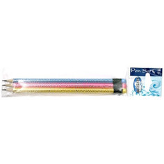 Карандаши простые чернографитные Centrum Полоски 3 шт