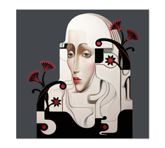Картина интерьерная на холсте Poly Print Art Картина 5, Слава Фокк 50х50 см.