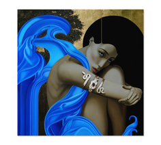 Картина интерьерная на холсте Poly Print Art Картина 6, Слава Фокк 50х50 см.