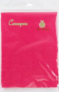 Скатерть Vitto одноразовая 120 х 180 см бумажная розовая