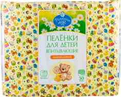 Пеленки Ромашкин луг одноразовые впитывающие универсальные 40 x 60 см 30 шт