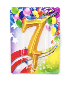 Свеча праздничная Дон Баллон Цифра 7 7 см