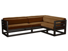 Угловой диван Магнус Угловой сосна венге Коричневый, вельвет, Правый АНД