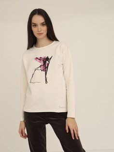 Лонгслив женский Glenfield D21GC171J-35Q синий S Braccialini