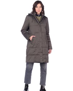 Куртка женская Maritta 22-4026-50 коричневая 42 EU