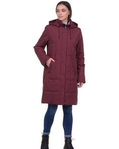 Куртка женская Maritta 22-4026-10 бордовая 48 EU