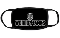 Многоразовая маска унисекс GOODbrelok 1-1057 черная/белая