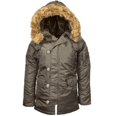 Куртка женская Alpha Industries N-3B W Parka серая XS