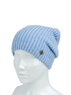 Шапка бини женская Ferz 42412LL голубая р.56-58
