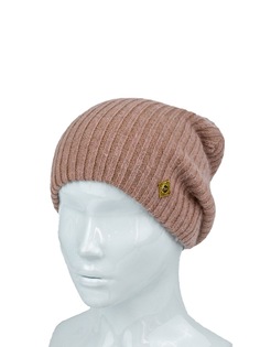 Шапка бини женская Ferz 42412LL светло-розовая р.56-58