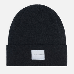 Шапка мужская MKI Miyuki-Zoku Merino MMB-CHARCOAL серая, one size
