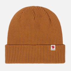 Шапка мужская Fjallraven Logo Tab жёлтая, one size