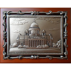 Настенное панно "Исаакиевский собор" в подарочном футляре (30 x 23 x 2 см) No Brand