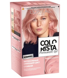 Краска LOreal Paris Colorista Permanent Gel для волос розовое золото 204 г