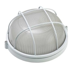 Светильник для бани Italmac с решеткой 60 Вт белый