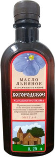 Льняное масло Масло льняное богородское 250 мл No Brand