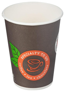 Стакан одноразовый coffee-to-go бумажный разноцветный 300 мл 50 штук в упаковке