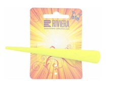Заколка для волос Riviera пластмассовая желтая