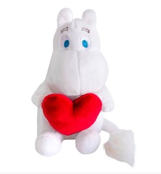 Мягкая игрушка Moomin Муми-тролль с сердцем 14 см