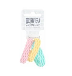 Резинки для волос Riviera текстиль 4-5 см в ассортименте