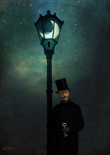 Большой постер на стену "Moonlight" 40х50 см без рамы Catrin Welz Stein