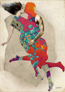 Большой постер на стену "Tango" 60х90 см без рамы Catrin Welz Stein